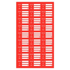 Pegatinas código 48