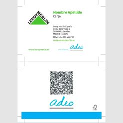 Tarjeta qr 85X55 mm