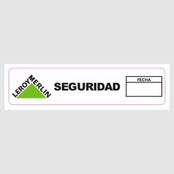 Pegatinas seguridad