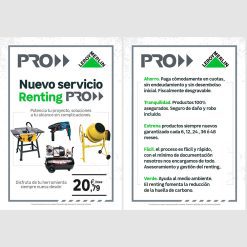 Flyer A5 Flyer renting PRO