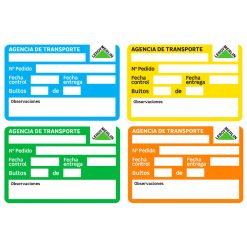 Kits pegatinas logísticas transporte 4 modelos