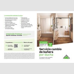 Díptico Cambio de Bañera por plato plano