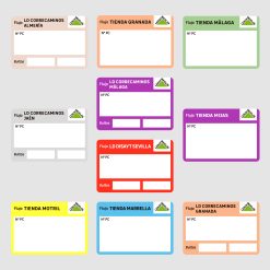 Pegatinas logística plataforma Málaga