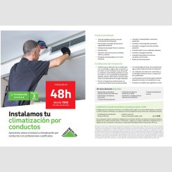 Flyer A5 Climatización conductos