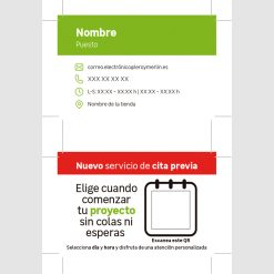 Tarjetas asesor Timify (cita previa)