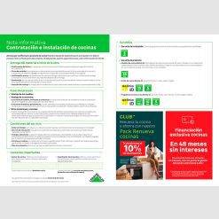 Hoja informativa Proyectos Cocina