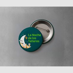 Chapas metálicas La Noche de los Talleres