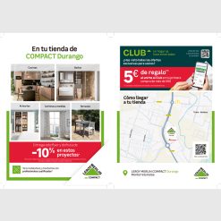 Flyer A5 DTO proyectos Durango