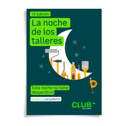 Flyer La noche de los talleres IX Edición