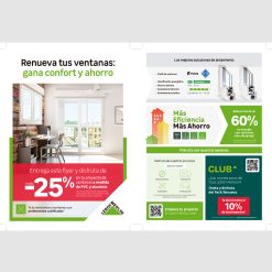 Flyer A5 Ventanas DTO + Club Región Noroeste