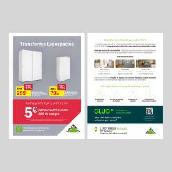 Flyer ordenación tienda LM Burjassot