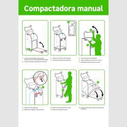 Vinilo compactadora manual