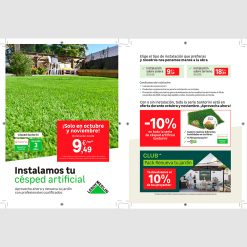 Flyer A5 Cesped artificial Octubre - Noviembre