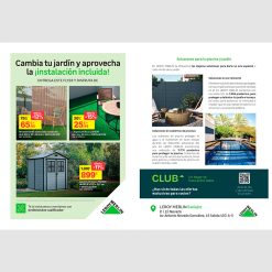 Flyer A5 Jardín Badajoz