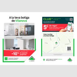 Flyer A5 nuevas viviendas LM Vilanova