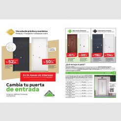 Flyers puertas de entrada a obra