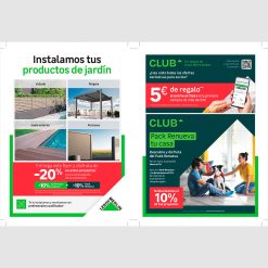 Flyer A5 Proyectos Instalación Jardín Región Islas