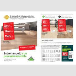 Flyers Pack suelos laminados plataforma