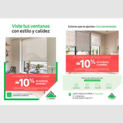 Flyer promo estores Torrevieja