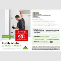 Flyer instalación armarios