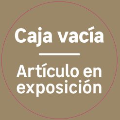 Pegatina caja vacía