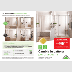 Díptico Cambio bañera por ducha Packs (Plus, Óptimo y Estándar)