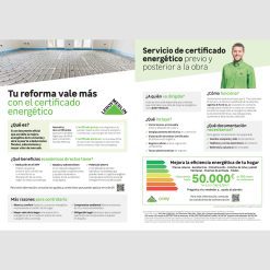 Flyer A4 Certificado Energético 2026