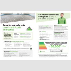 Flyer A4 Certificado Energético 2026