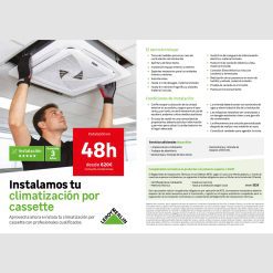 Flyer A5 Climatización cassette
