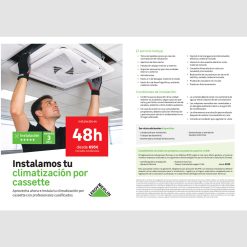 Flyer A5 Climatización cassette