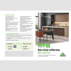 Díptico instalación servicio reforma cocina a plataforma